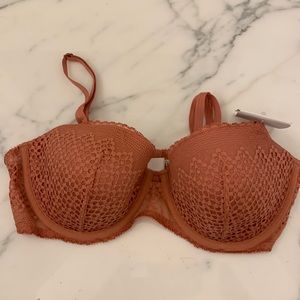 DKNY lace balconette bra